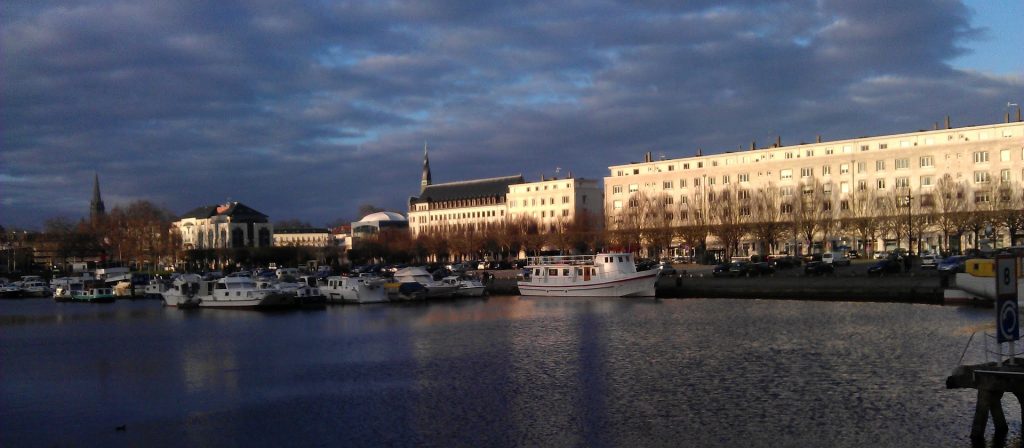 Bord de l'Edre à Nantes